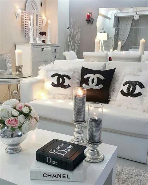 chanel decor living room|chanel inspired bedroom decor.